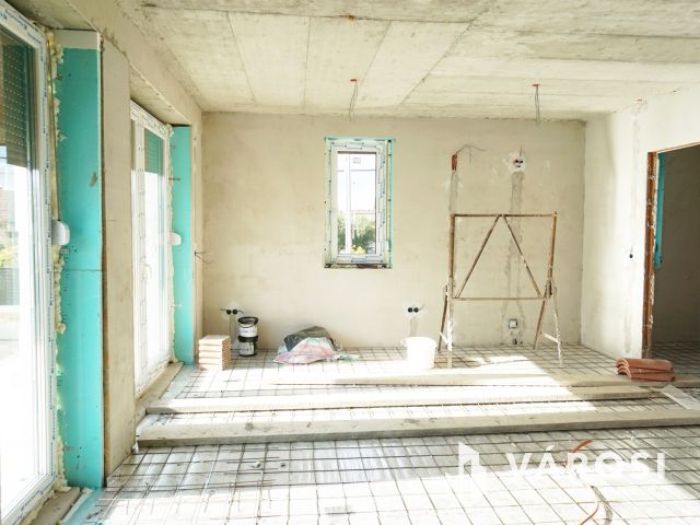 Gyál csendes utcájában 4 hálós új építésű ikerfél eladó